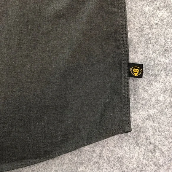 Howler Bros Heed The Call Mens Shirt L Grey Cotton Short Sleeve - Picture 3 of 16